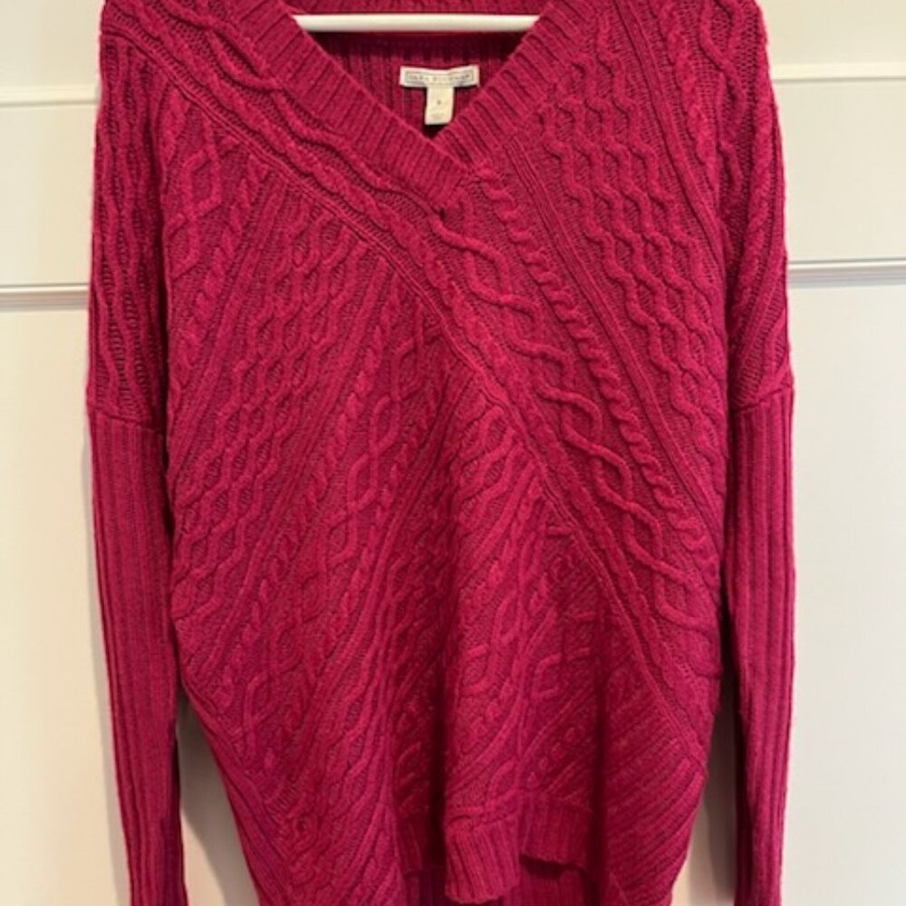 DANA BUCHMAN POTENT PINK Sweater. NWT Women's small.